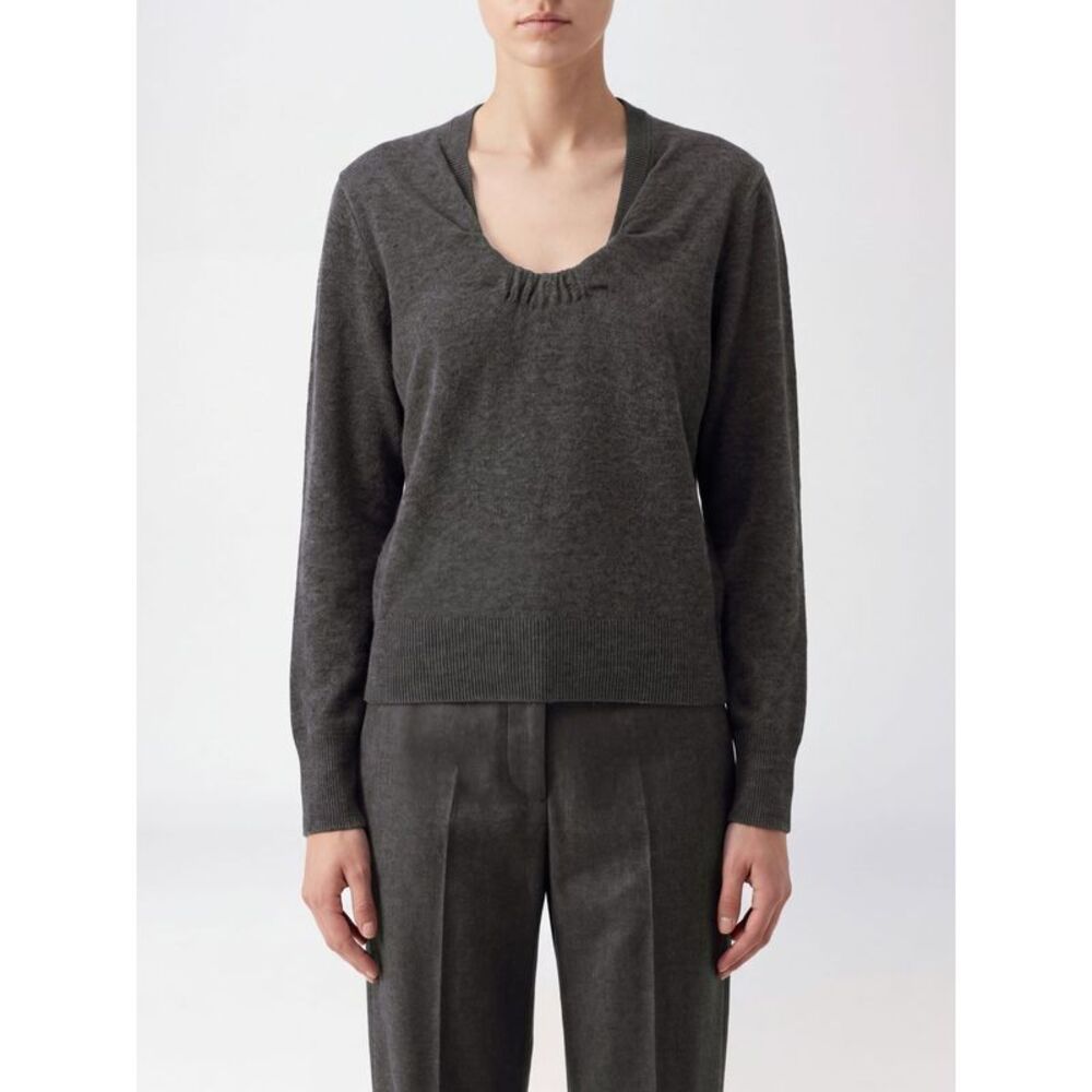 Maison Margiela Long-Sleeved Crew-Neck Jumper In Pure Virgin Wool
